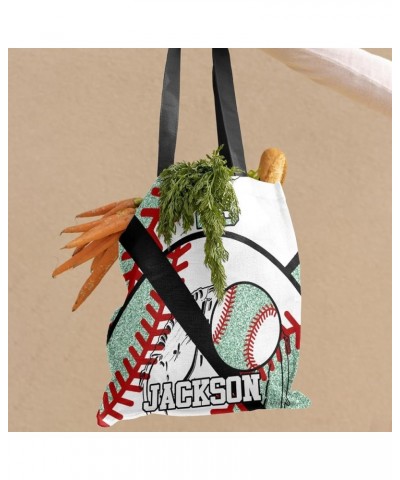 Personalized Name Baseball Team Player Gym Sky Handbag Gift Bags Christmas Treat Bags for Holiday Party Gift Bags Multi 9th $...