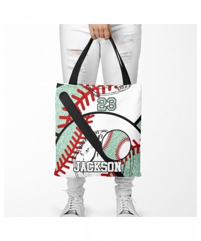 Personalized Name Baseball Team Player Gym Sky Handbag Gift Bags Christmas Treat Bags for Holiday Party Gift Bags Multi 9th $...