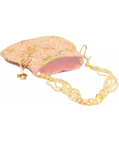 Aashta Creations Indian Women Potli Bags_1001 Pink $17.70 Clutches