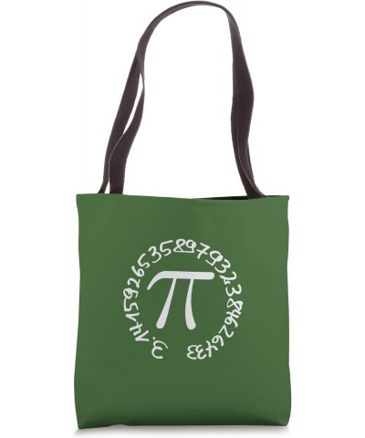 Happy Pi Day March 14 Circular 3.14 Many Digits Pocket Logo Tote Bag $16.87 Totes