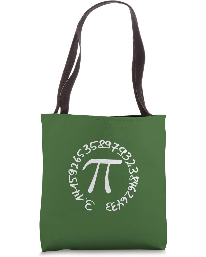 Happy Pi Day March 14 Circular 3.14 Many Digits Pocket Logo Tote Bag $16.87 Totes