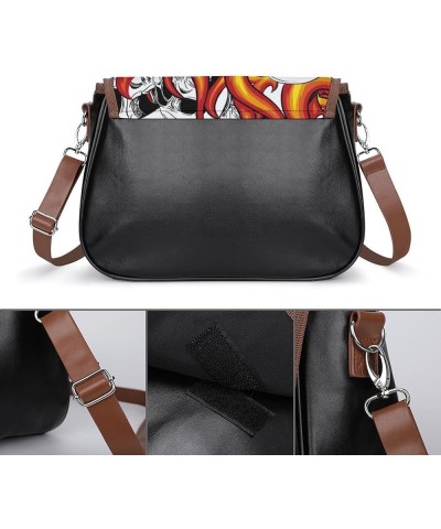 Women's Casual Shoulder Handbag Fashion Leather Bag Vintage Crossbody Bag Color313 $18.57 Totes