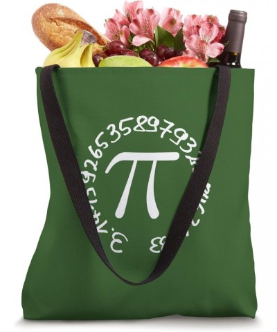 Happy Pi Day March 14 Circular 3.14 Many Digits Pocket Logo Tote Bag $16.87 Totes