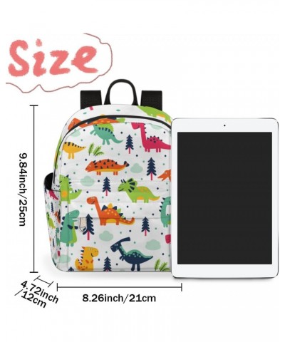 Cartoon Dinosaur Forest Mini Backpack Purse for Women, Cute Small Fashion Daypack Lightweight, Cute Casual Travel Bag $21.65 ...