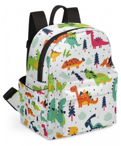 Cartoon Dinosaur Forest Mini Backpack Purse for Women, Cute Small Fashion Daypack Lightweight, Cute Casual Travel Bag $21.65 ...