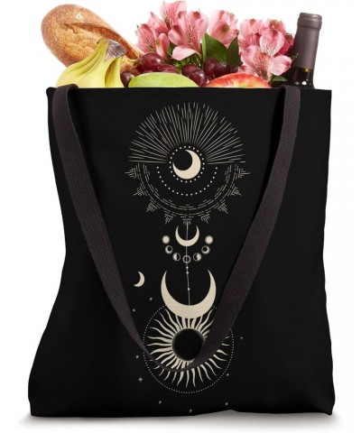 Wiccan Witchy Witchcraft Tarot Sun Moon Tote Bag $13.77 Totes