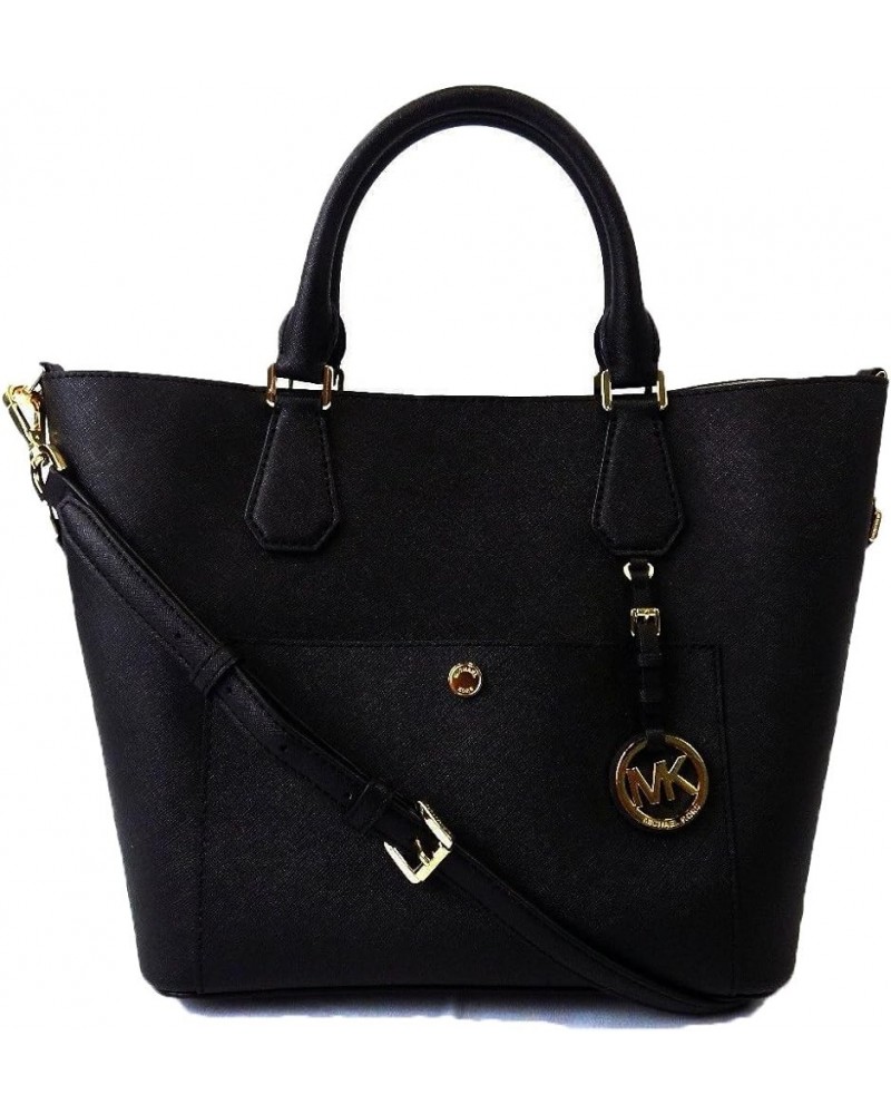 Michael Kors Greenwich Large Saffiano Leather Grab Bag Navy Black $65.34 Handbags