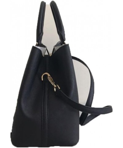 Michael Kors Greenwich Large Saffiano Leather Grab Bag Navy Black $65.34 Handbags