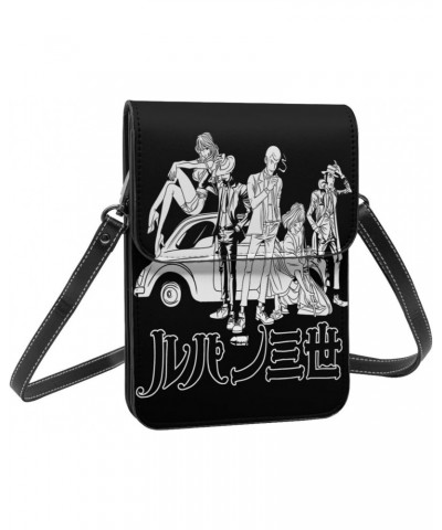 Anime Lupin The Third Small Cell Phone Purse Woman'S Crossbody Bags Small Mini Shoulder Bag 7.5x5.3 Inches $15.59 Shoulder Bags