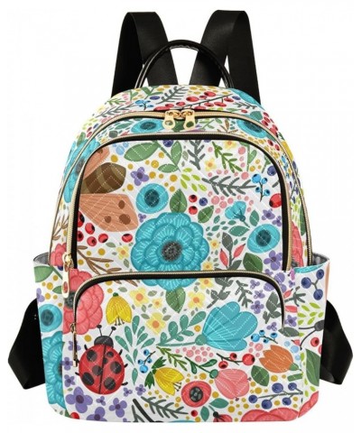 Summer Flowers Backpack Purse for Women Ladies Fashion Travel MiniShoulder Bags for Gifts Lady Women Holiday,M Small $18.89 B...