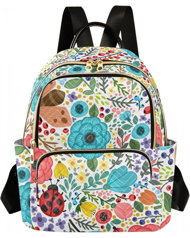 Summer Flowers Backpack Purse for Women Ladies Fashion Travel MiniShoulder Bags for Gifts Lady Women Holiday,M Small $18.89 B...