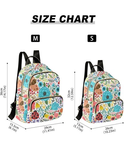 Summer Flowers Backpack Purse for Women Ladies Fashion Travel MiniShoulder Bags for Gifts Lady Women Holiday,M Small $18.89 B...