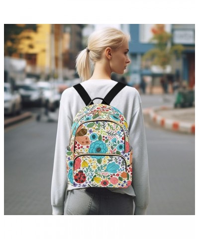 Summer Flowers Backpack Purse for Women Ladies Fashion Travel MiniShoulder Bags for Gifts Lady Women Holiday,M Small $18.89 B...