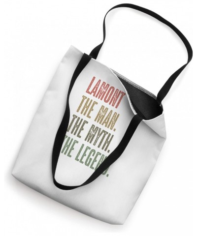 LAMONT the Man the Myth the LEGEND | FUNNY - Men Boys Name Tote Bag $11.76 Totes