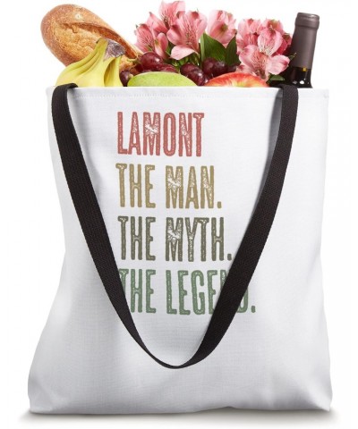 LAMONT the Man the Myth the LEGEND | FUNNY - Men Boys Name Tote Bag $11.76 Totes