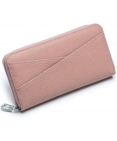 First Layer Cowhide Women Wallet Ladies Cluth Bag Long Purse Genuine Leather RFID Blocking Vintage Card Holder Organizer with...