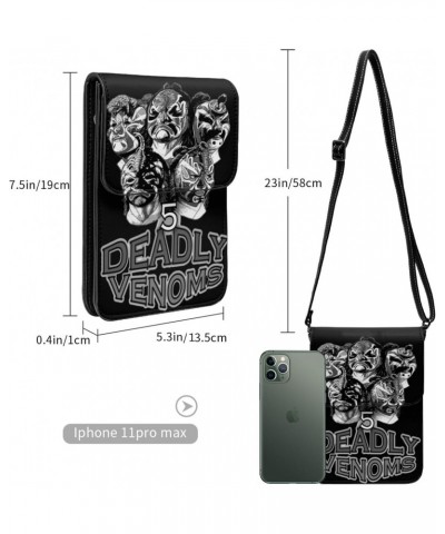 5 Deadly Venoms Small Cell Phone Purse Cell Phone Purse Clutch Handbag For Womens Female $14.99 Crossbody Bags