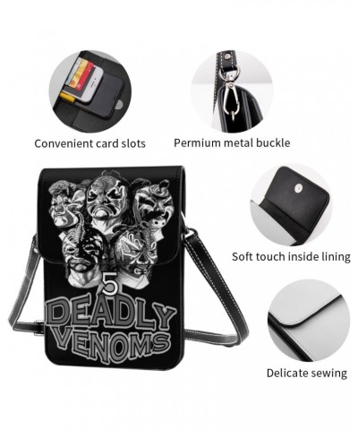 5 Deadly Venoms Small Cell Phone Purse Cell Phone Purse Clutch Handbag For Womens Female $14.99 Crossbody Bags