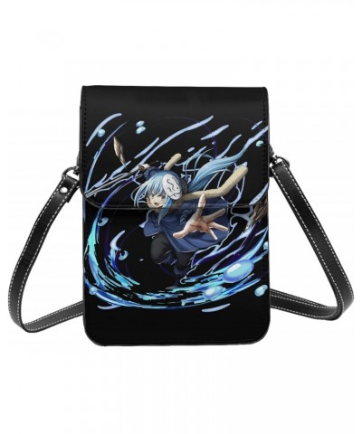 That Time I Got Reincarnated as a Slime Small Crossbody Cell Phone Bag for Women's Multifunction Shoulder Bag Cartoon Handbag...