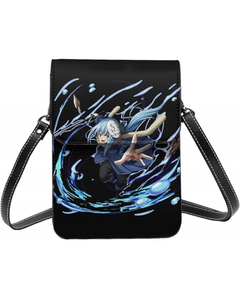 That Time I Got Reincarnated as a Slime Small Crossbody Cell Phone Bag for Women's Multifunction Shoulder Bag Cartoon Handbag...