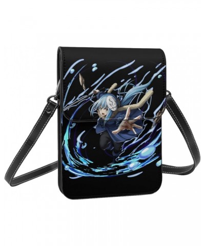 That Time I Got Reincarnated as a Slime Small Crossbody Cell Phone Bag for Women's Multifunction Shoulder Bag Cartoon Handbag...