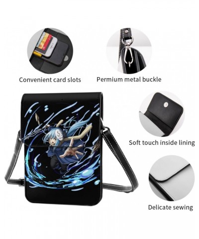 That Time I Got Reincarnated as a Slime Small Crossbody Cell Phone Bag for Women's Multifunction Shoulder Bag Cartoon Handbag...