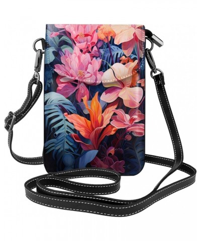 Cute Koala Plant Stylish And Secure Cell Phone Purse Wallet Crossbody - Perfect For Daily Use And Travel Colorful Tropical Pl...