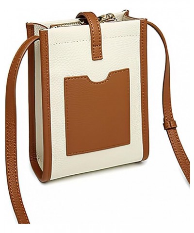 Mobile Phone Bag Women's Shoulder Bag Retro Mini Crossbody Mobile Phone Off-white $30.67 Shoulder Bags