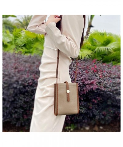 Mobile Phone Bag Women's Shoulder Bag Retro Mini Crossbody Mobile Phone Off-white $30.67 Shoulder Bags