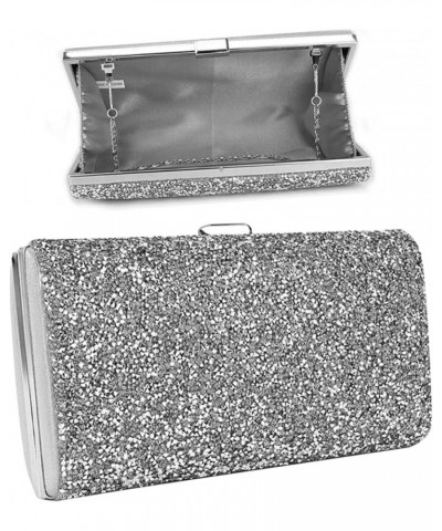 2pcs weddng party Shoulder Bag for women Vintage Handbag rhinestone Crossbody Bag rhinestone Hand Bags Silverx2pcs $8.29 Even...