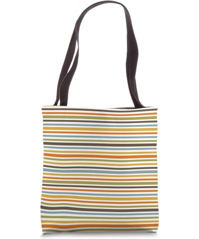 Colorful Pattern Horizontal Autumn Shades Graphic Art Design Tote Bag $10.50 Totes