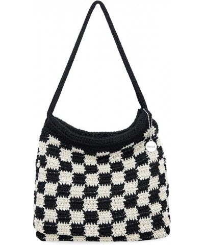 Ava Hobo Black Check $26.20 Shoulder Bags