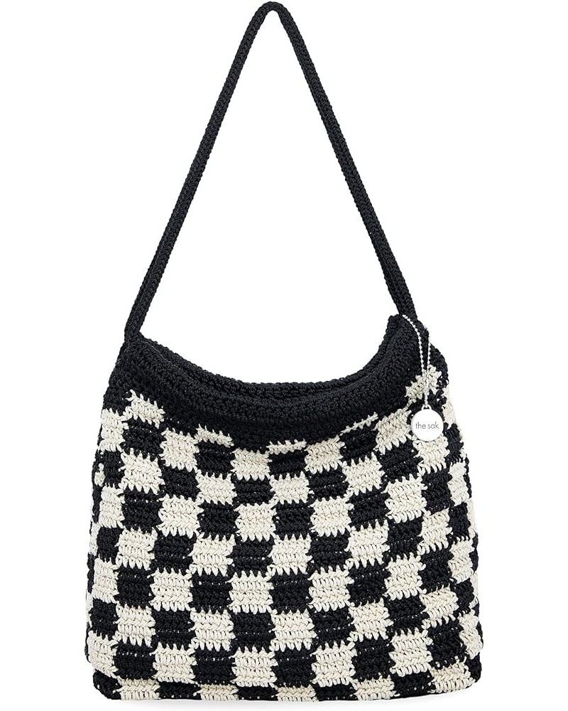 Ava Hobo Black Check $26.20 Shoulder Bags