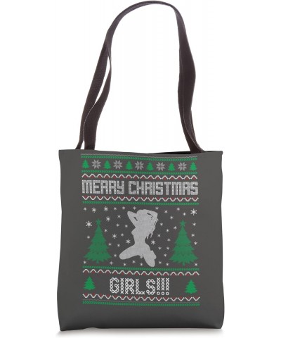 Merry Christmas Girls Ugly Sweater Tote Bag $11.70 Totes