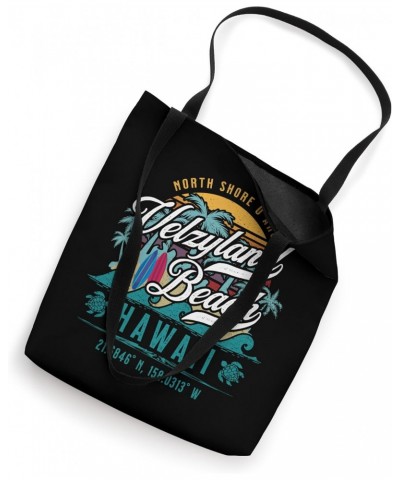 Velzyland Beach Kaunala North Shore Oahu Hawaii Retro Surf Tote Bag $12.30 Totes