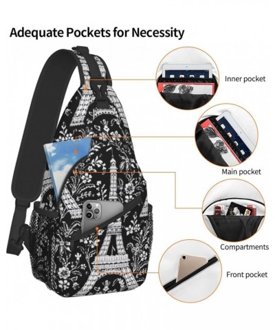 Welsh Corgi Junk Food Chest Shoulder Backpack Lightweight Sling Bag With Adjustable Strap Waterproof Sling Bags Shoulder Back...