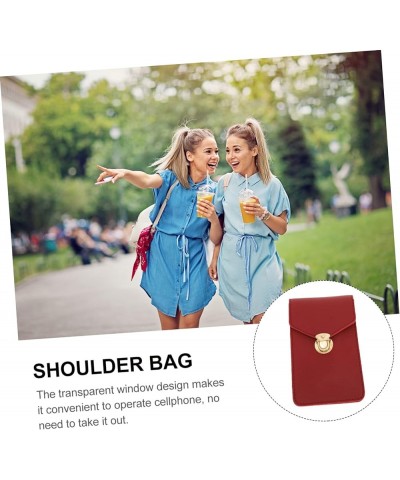 2 Pcs Mobile Coin Purse Smart Wallets Black Cross Body Bag Black Crossbody Purses for Women Mobile Sling Bag Sling Bag for Wo...