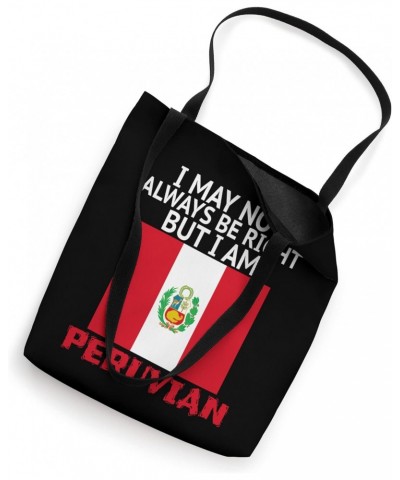 Peruvian Flag Peru Pride Roots Proud Peruvian Heritage Tote Bag $9.60 Totes