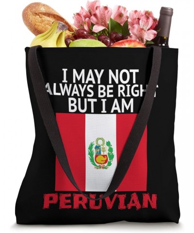 Peruvian Flag Peru Pride Roots Proud Peruvian Heritage Tote Bag $9.60 Totes