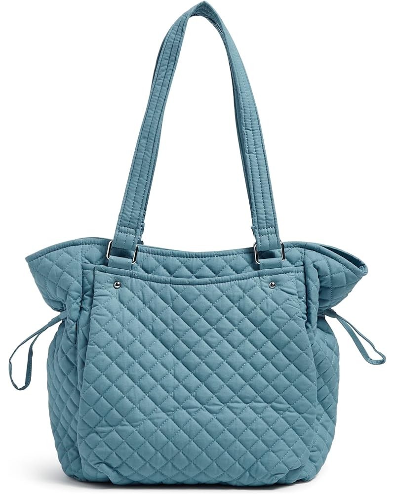 Women's Cotton Glenna Satchel Purse Reef Water Blue - Recycled Cotton $30.51 Satchels