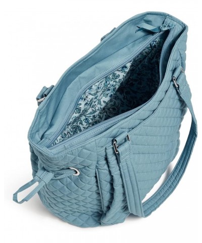 Women's Cotton Glenna Satchel Purse Reef Water Blue - Recycled Cotton $30.51 Satchels