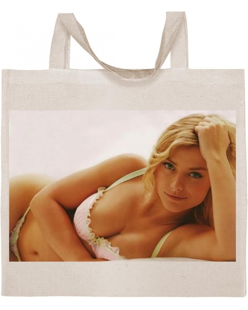 Cote De Pablo - Cotton Photo Canvas Grocery Tote Bag IDPP134767 $16.36 Totes