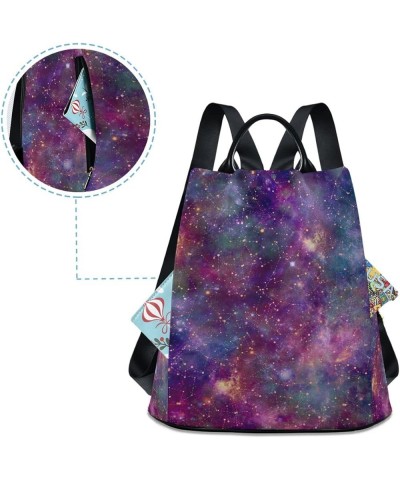 Mexican Llama Cactus Backpack for Women Anti-theft Backpack Casual Backpack Space Galaxy $19.31 Backpacks