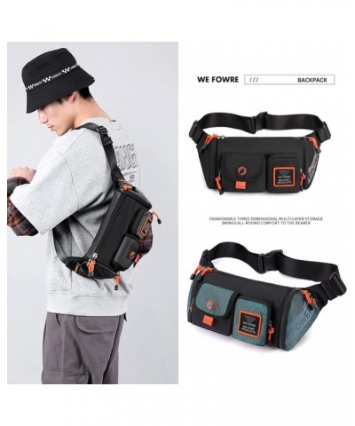 Chest Bag for Men Sling Bag Water Resistant Shoulder Bag Crossbody Bags Sling Backpack Black $30.06 Backpacks