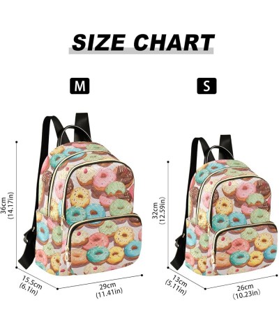 Donuts Backpack Purse for Women Small Travel Bag Fashion Daypack M 202a2097 S(10.23"x5.11"x12.59") 202a2097 $22.95 Backpacks