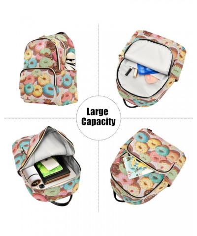 Donuts Backpack Purse for Women Small Travel Bag Fashion Daypack M 202a2097 S(10.23"x5.11"x12.59") 202a2097 $22.95 Backpacks