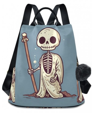 Mage Skull Women Backpack, Fashion Anti Theft Casual Daypack Shoulder Bag Purse for Travel Work 15 inches $23.36 Backpacks