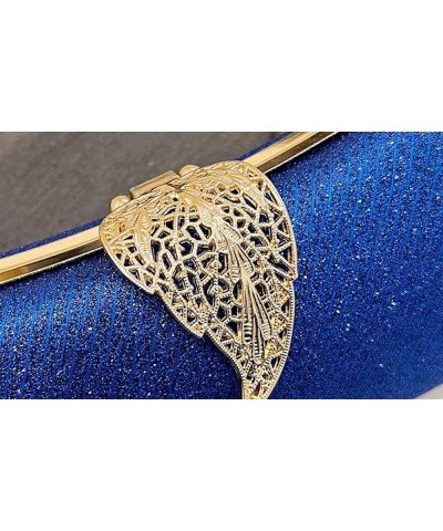 Evening Bag for Women Shiny Leaf Clutch Sparkly Handbag for Party Wedding Bag Travel 2024 Gold $13.76 Evening Bags