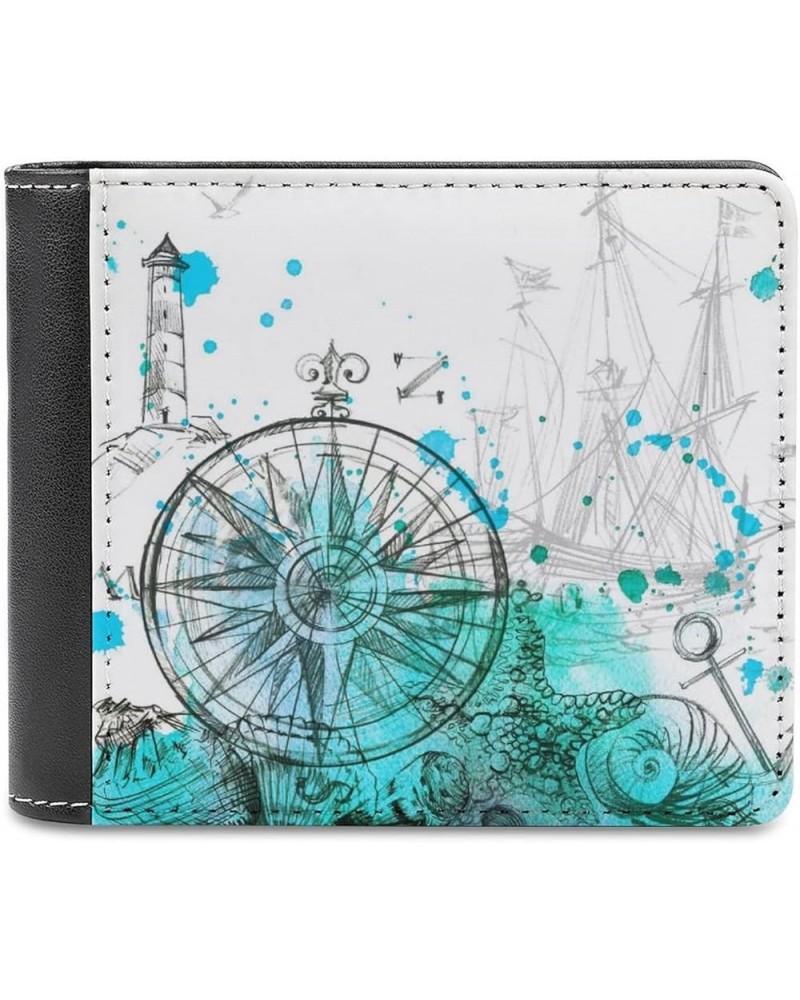 PU Leather Bifold Wallet Coin Purse Soft Stylish Credit Pass Case Card-Holder for Boy Girl Men Woman Money Storage Multi 3 $1...