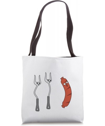 BBQ Grilling Sausage Apparel Tote Bag $15.05 Totes